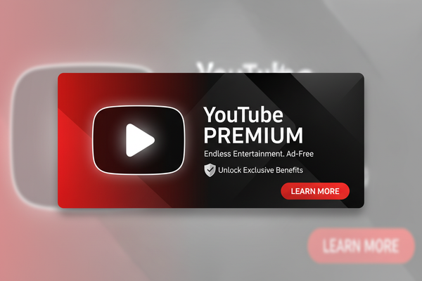 YouTube Premium subscription digital product